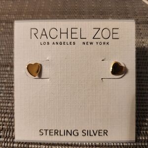 Rachel Zoe Gold Heart Earrings